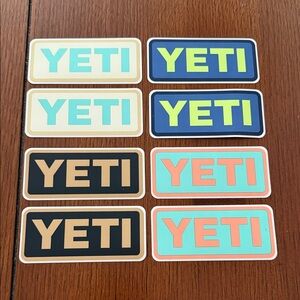 Yeti Multicolor Logo Sticker Collection